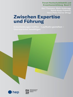 cover image of Zwischen Expertise und Führung (E-Book)